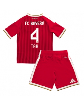 Billige Fotballdrakt Bayern Munich Jonathan Tah #4 Replika Hjemmedraktsett Barn 2026-27 Kortermet (med bukser)